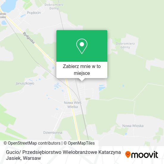 Mapa Gucio/ Przedsiębiorstwo Wielobranżowe Katarzyna Jasiek