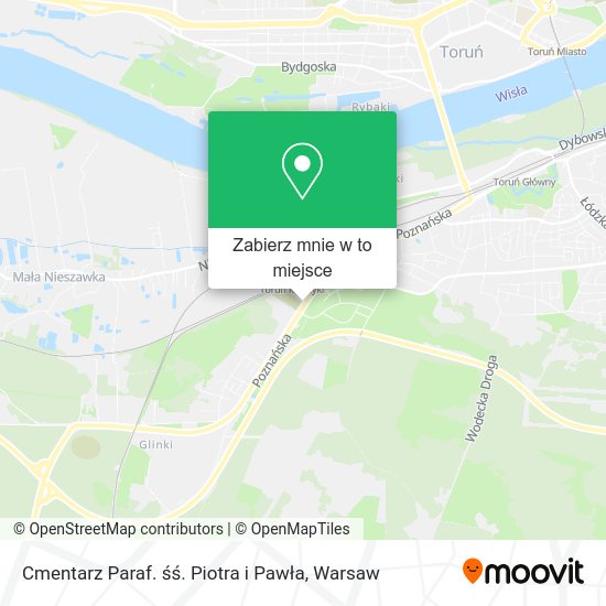 Mapa Cmentarz Paraf. śś. Piotra i Pawła