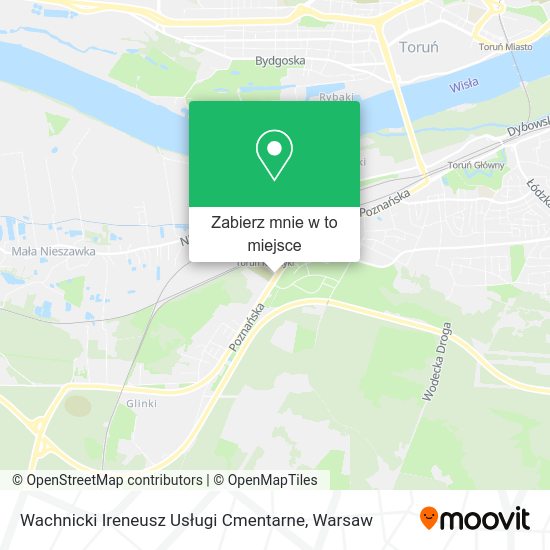 Mapa Wachnicki Ireneusz Usługi Cmentarne