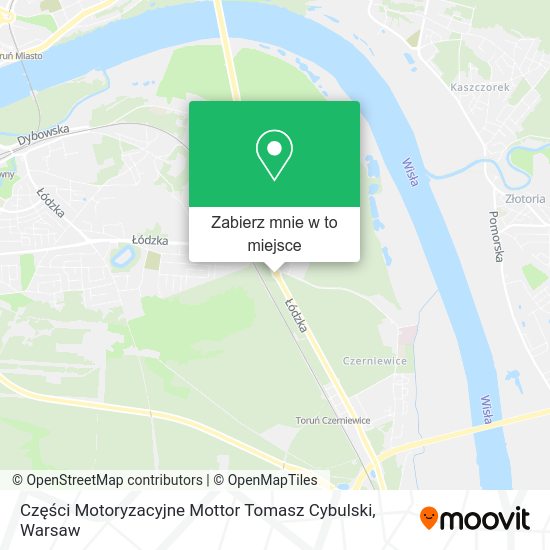 Mapa Części Motoryzacyjne Mottor Tomasz Cybulski