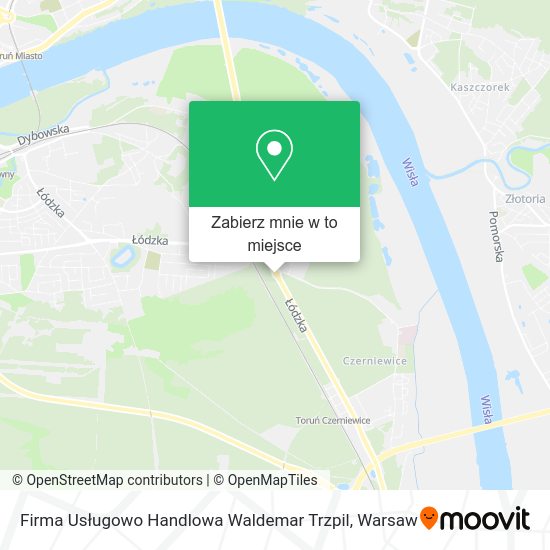 Mapa Firma Usługowo Handlowa Waldemar Trzpil