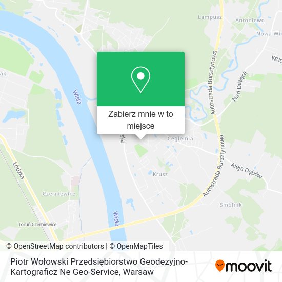 Mapa Piotr Wołowski Przedsiębiorstwo Geodezyjno-Kartograficz Ne Geo-Service