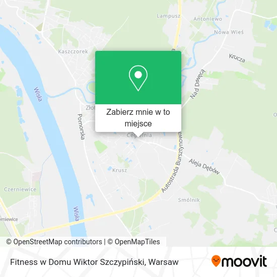 Mapa Fitness w Domu Wiktor Szczypiński
