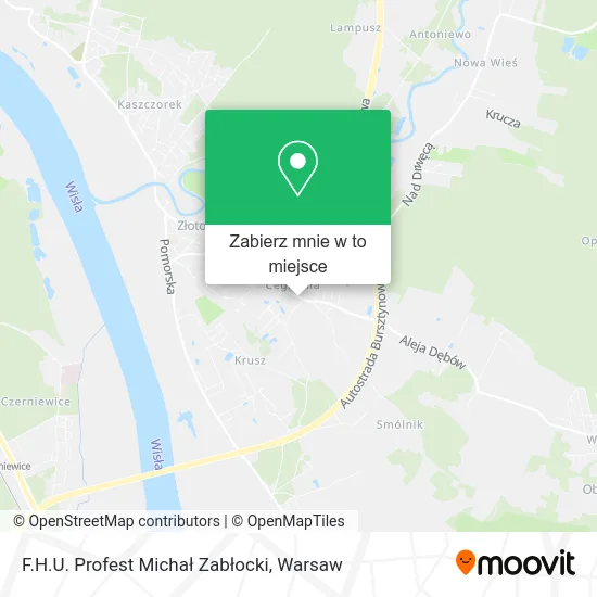 Mapa F.H.U. Profest Michał Zabłocki