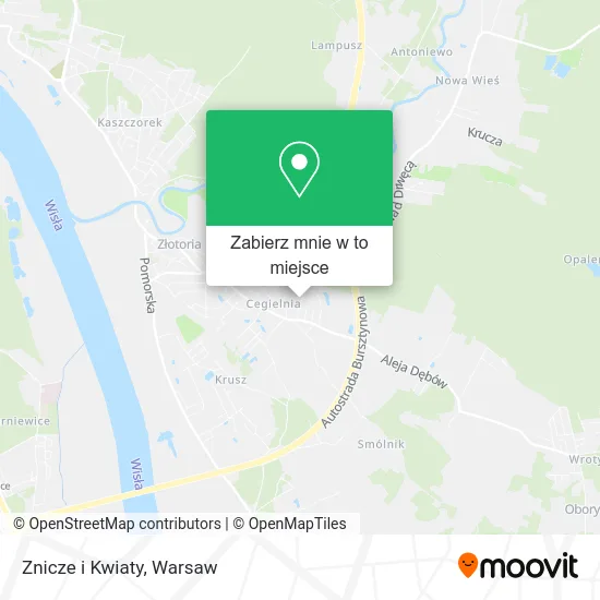 Mapa Znicze i Kwiaty