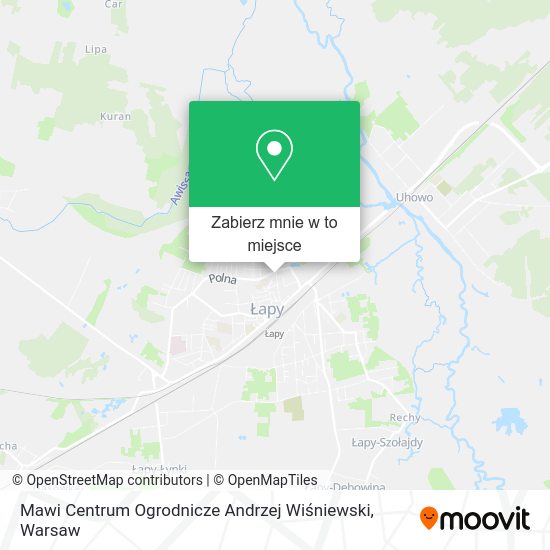 Mapa Mawi Centrum Ogrodnicze Andrzej Wiśniewski