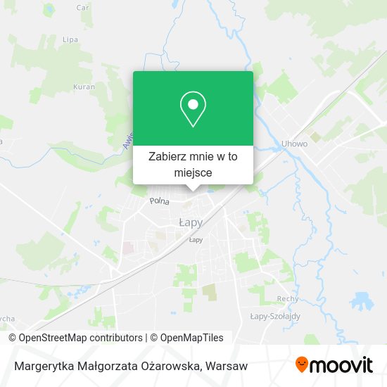 Mapa Margerytka Małgorzata Ożarowska