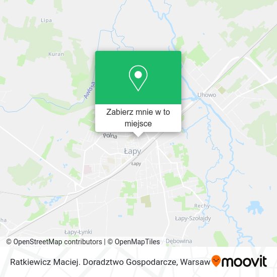 Mapa Ratkiewicz Maciej. Doradztwo Gospodarcze