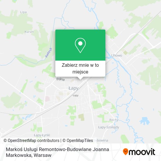 Mapa Markoś Usługi Remontowo-Budowlane Joanna Markowska