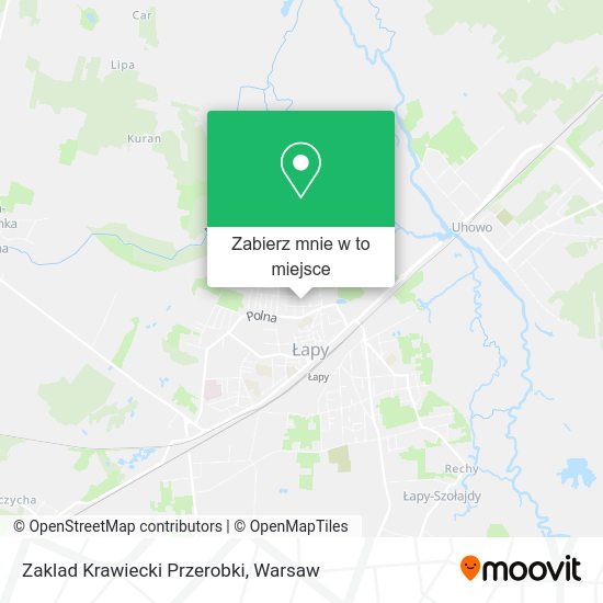 Mapa Zaklad Krawiecki Przerobki