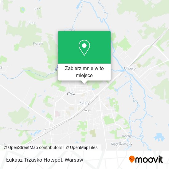 Mapa Łukasz Trzasko Hotspot