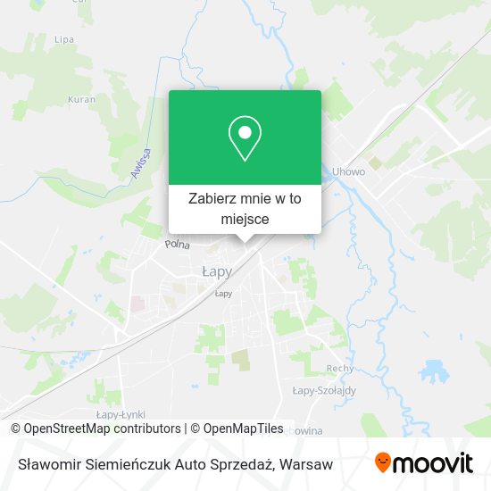 Mapa Sławomir Siemieńczuk Auto Sprzedaż