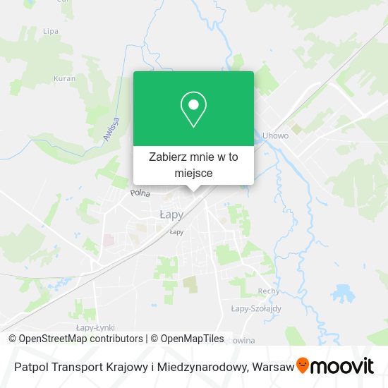 Mapa Patpol Transport Krajowy i Miedzynarodowy