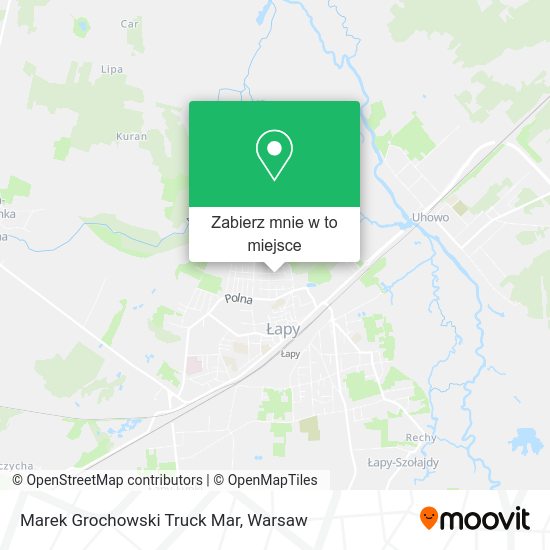 Mapa Marek Grochowski Truck Mar