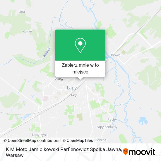 Mapa K M Moto Jamiolkowski Parfienowicz Spolka Jawna