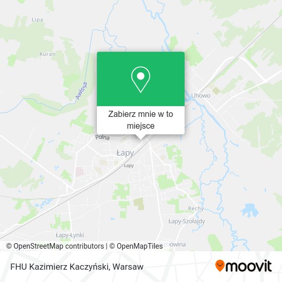 Mapa FHU Kazimierz Kaczyński