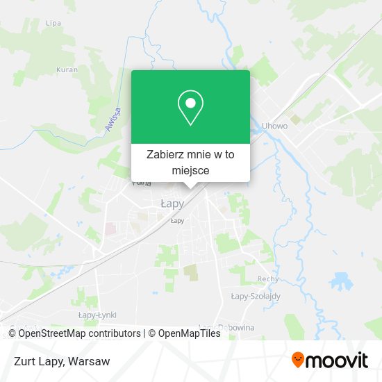 Mapa Zurt Lapy