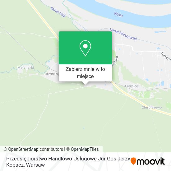 Mapa Przedsiębiorstwo Handlowo Usługowe Jur Gos Jerzy Kopacz