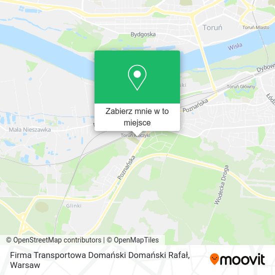 Mapa Firma Transportowa Domański Domański Rafał