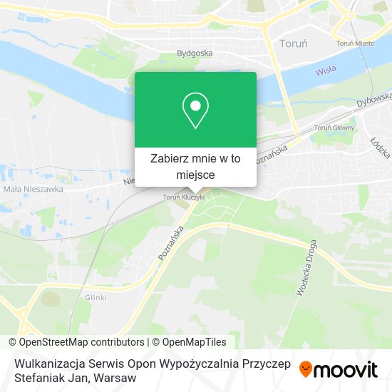 Mapa Wulkanizacja Serwis Opon Wypożyczalnia Przyczep Stefaniak Jan