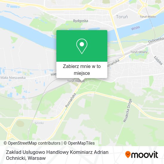 Mapa Zakład Usługowo Handlowy Kominiarz Adrian Ochnicki