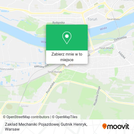 Mapa Zakład Mechaniki Pojazdowej Gutnik Henryk