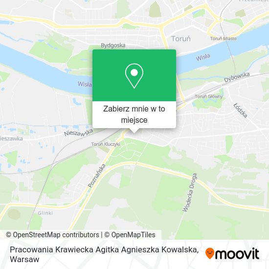 Mapa Pracowania Krawiecka Agitka Agnieszka Kowalska