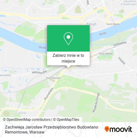 Mapa Zachwieja Jarosław Przedsiębiorstwo Budowlano Remontowe