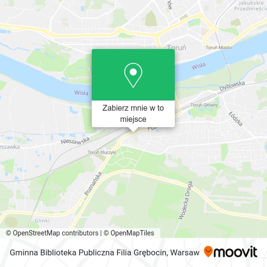 Mapa Gminna Biblioteka Publiczna Filia Grębocin