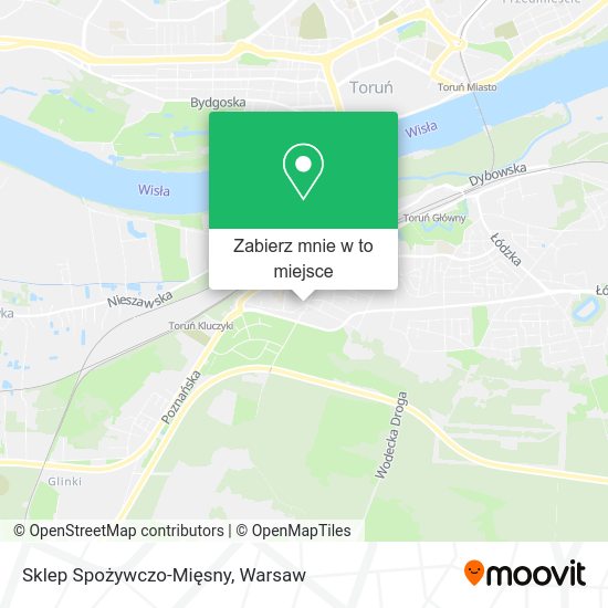 Mapa Sklep Spożywczo-Mięsny