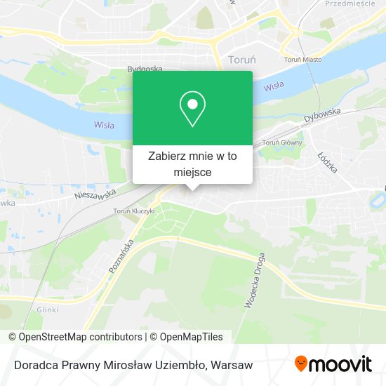 Mapa Doradca Prawny Mirosław Uziembło