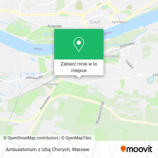 Mapa Ambulatorium z Izbą Chorych