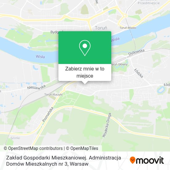 Mapa Zakład Gospodarki Mieszkaniowej. Administracja Domów Mieszkalnych nr 3