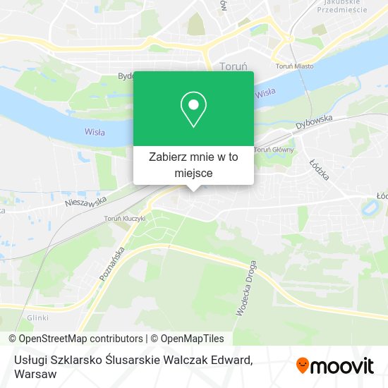 Mapa Usługi Szklarsko Ślusarskie Walczak Edward