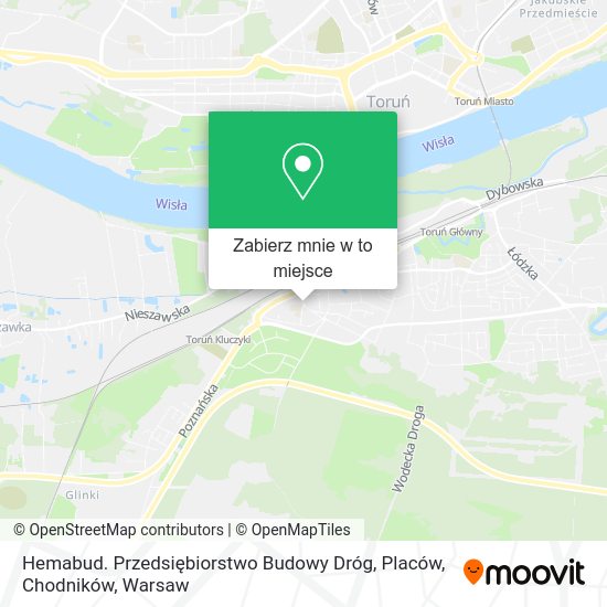 Mapa Hemabud. Przedsiębiorstwo Budowy Dróg, Placów, Chodników