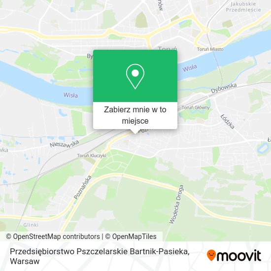 Mapa Przedsiębiorstwo Pszczelarskie Bartnik-Pasieka