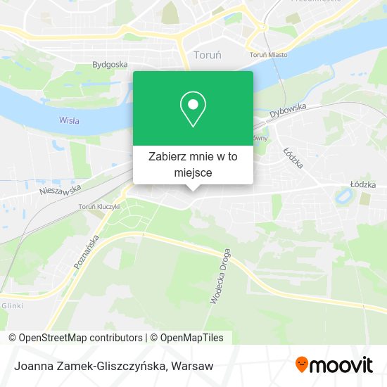 Mapa Joanna Zamek-Gliszczyńska