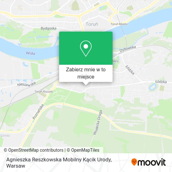 Mapa Agnieszka Reszkowska Mobilny Kącik Urody