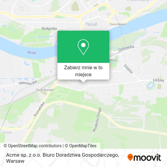 Mapa Acme sp. z o.o. Biuro Doradztwa Gospodarczego