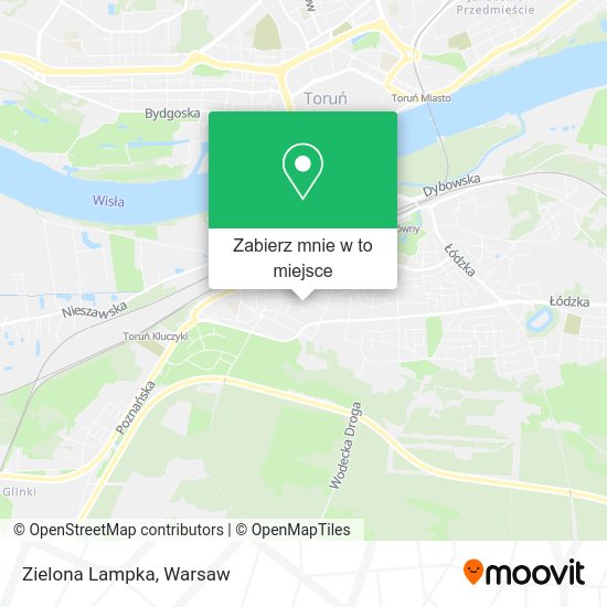 Mapa Zielona Lampka