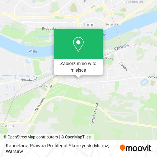 Mapa Kancelaria Prawna Profilegal Skuczynski Milosz