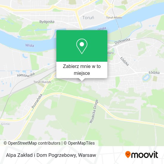 Mapa Alpa Zakład i Dom Pogrzebowy