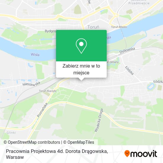 Mapa Pracownia Projektowa 4d. Dorota Drągowska