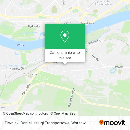 Mapa Piwnicki Daniel Usługi Transportowe