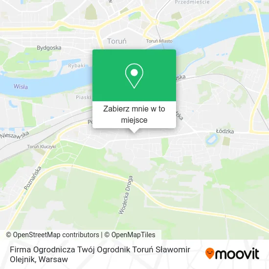 Mapa Firma Ogrodnicza Twój Ogrodnik Toruń Sławomir Olejnik