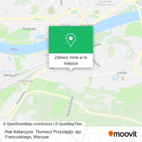 Mapa Rak Katarzyna. Tłumacz Przysięgły Jęz. Francuskiego