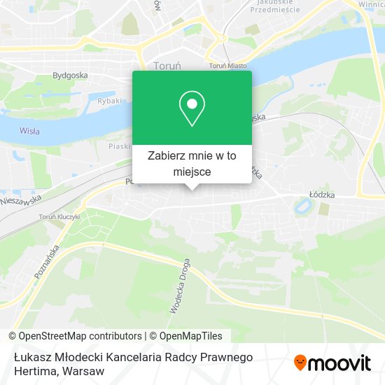 Mapa Łukasz Młodecki Kancelaria Radcy Prawnego Hertima