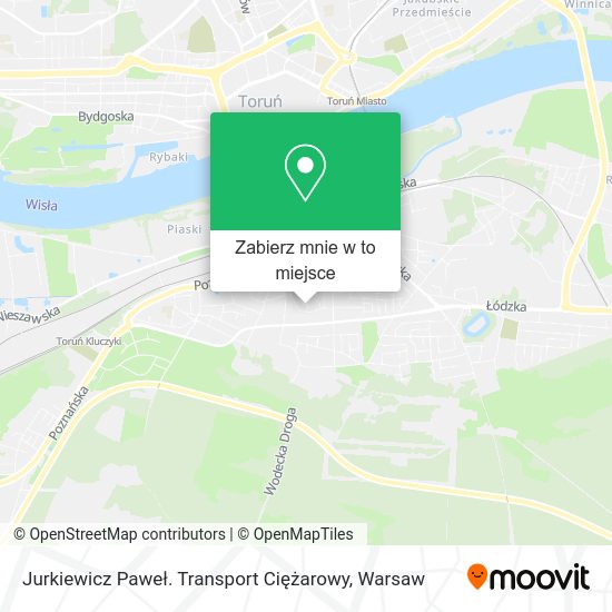 Mapa Jurkiewicz Paweł. Transport Ciężarowy