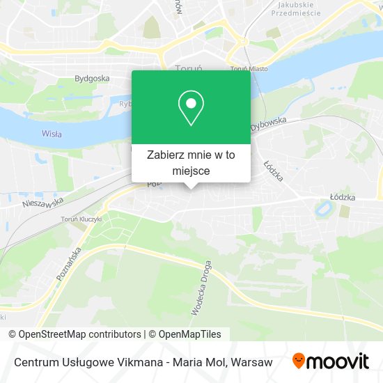 Mapa Centrum Usługowe Vikmana - Maria Mol