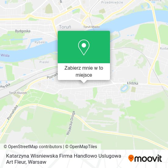 Mapa Katarzyna Wisniewska Firma Handlowo Uslugowa Art Fleur